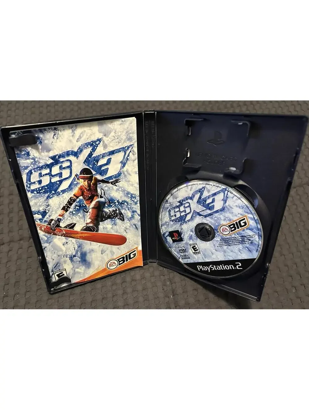 SSX 3 (Sony PlayStation 2, 2003) PS2 Complete Black Label CIB